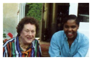 Tanya Holland with Julia Childs